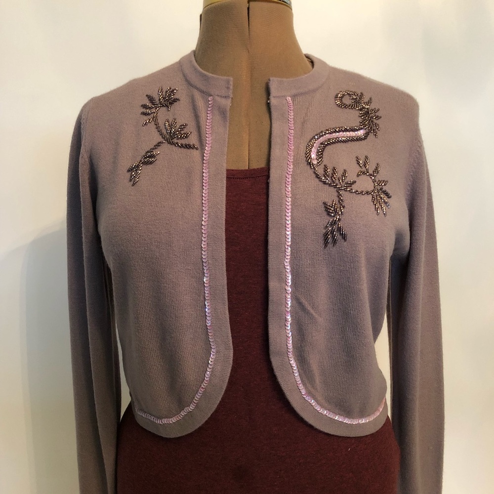Lavender dress sweater